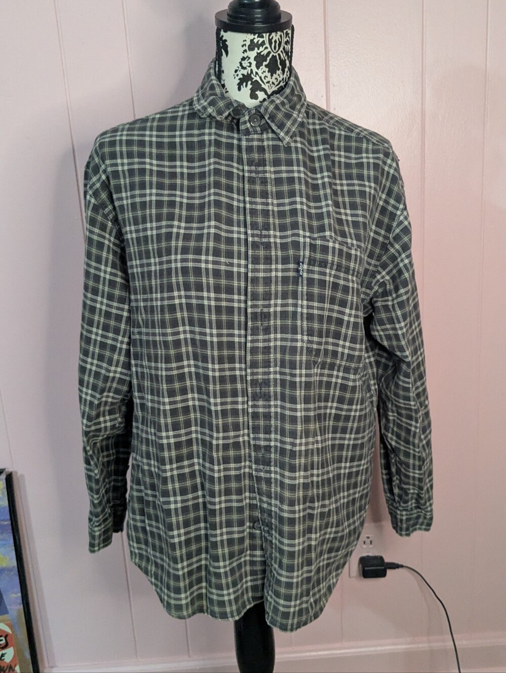 plaid flannel shirt